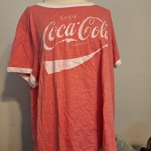 Coca-Cola Red Graphic T-Shirt 2XL New